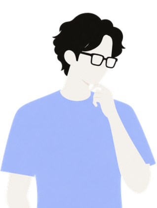 考える起業家の人物