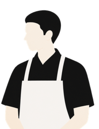 悩む店舗経営者の人物